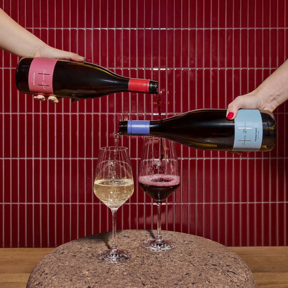 Hermitage Wein quadrat