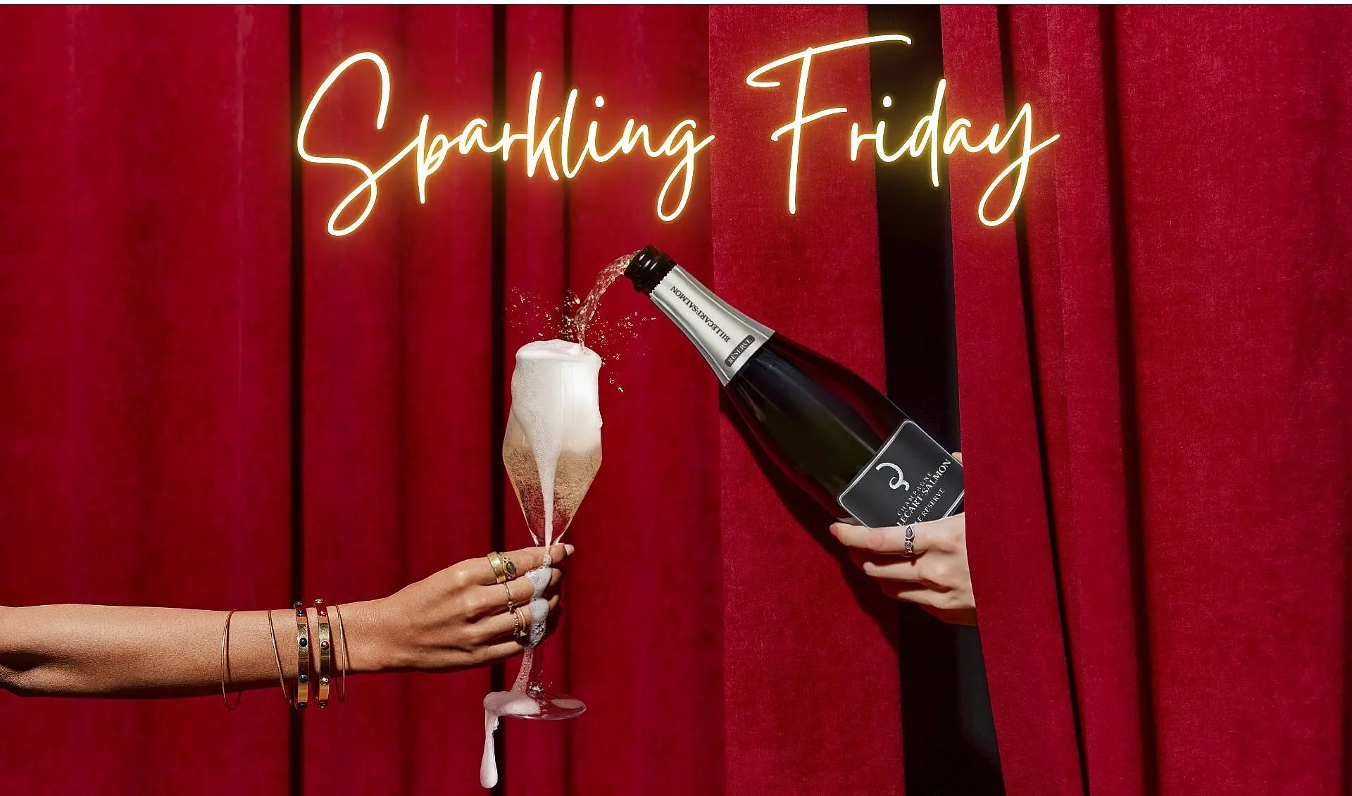 Neu sparkling friday quer mit schrift