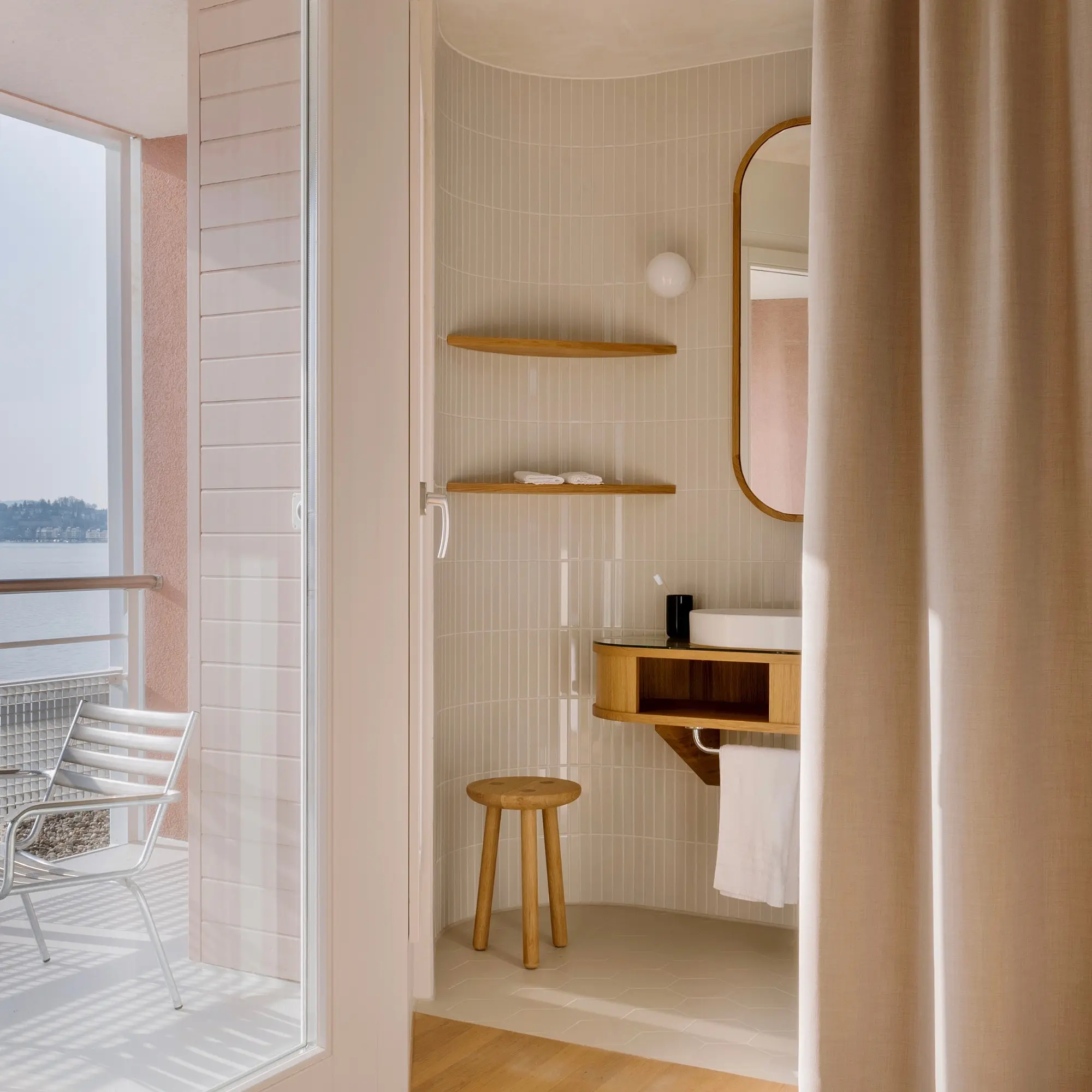 Lake View Design Balcony